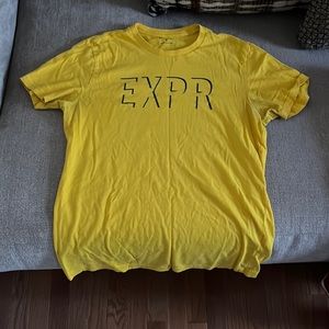 Express Yellow Graphic Tee “EXPR” (Size: Men’s Medium)